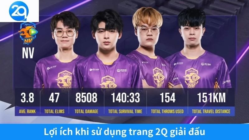 2Q Giải Đấu: Khởi tranh kịch tính, so tài đỉnh cao 3 Lợi ích khi sử dụng trang 2Q giải đấu